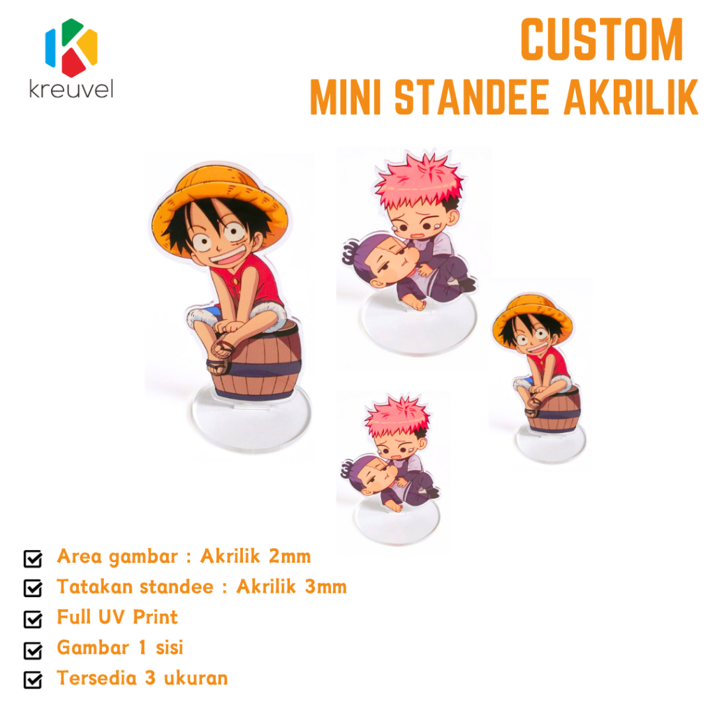 Jual Mini standee Akrilik Custom UV Pint | Shopee Indonesia