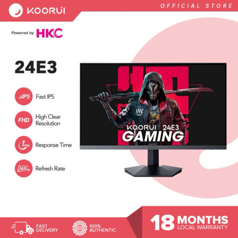 Jual Koorui 24e3 24inch 165hz Fast IPS Gaming monitor. | Shopee Indonesia