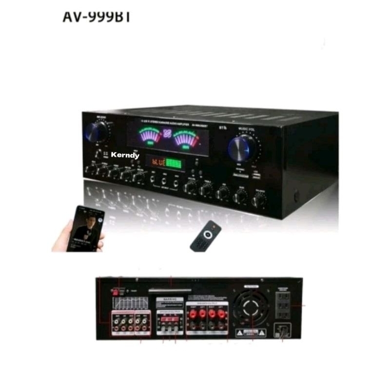 Stereo Digitaler Verstärker Bluetooth MIC Power Amplifier USB /FM /SD Player
