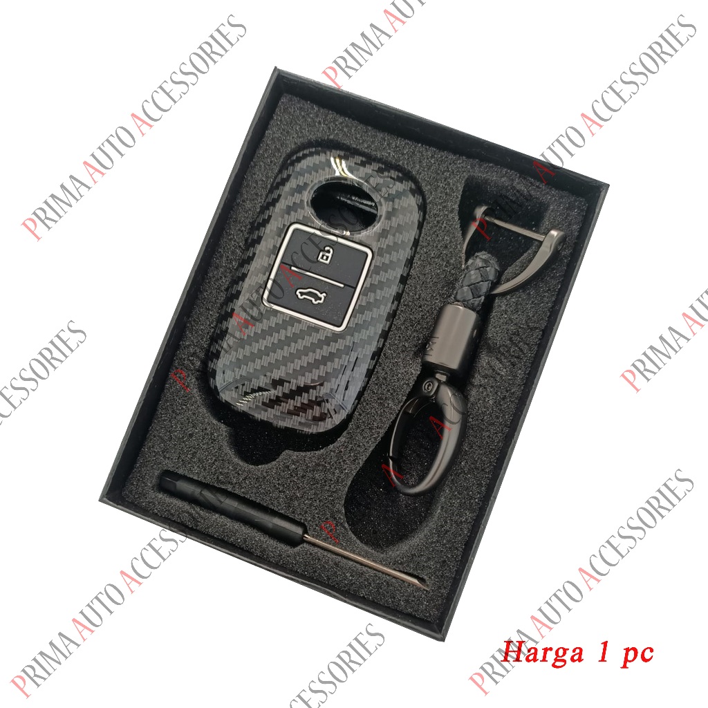 Jual Casing Kunci Remote Mobil Toyota Yaris Cross Hybrid 2023 Carbon ...