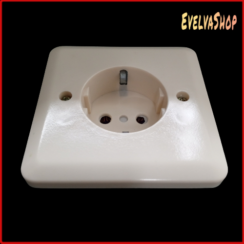Jual Saklar Stop Kontak Inbow Socket Colokan IB Tanam 1 Lubang | Shopee ...