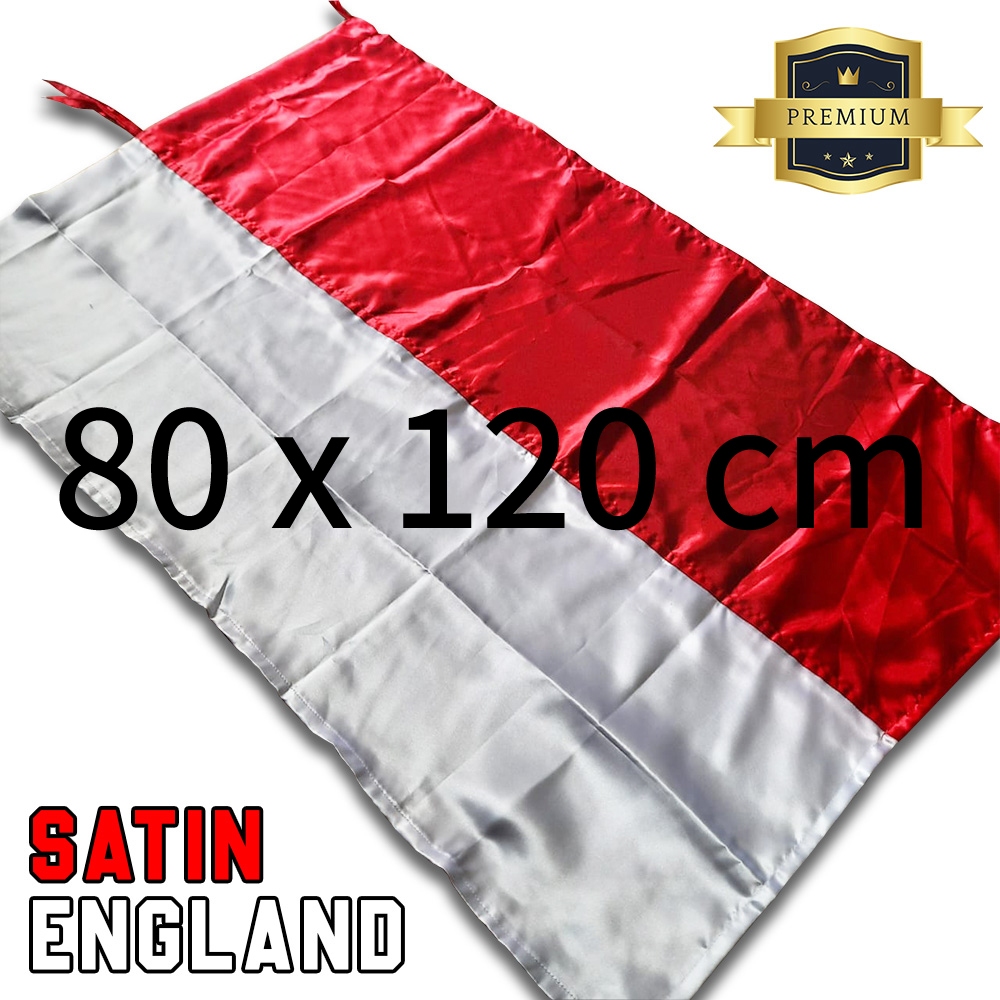 Jual Bendera Merah Putih Indonesia Ukuran Kecil 80x120 Cm Bahan Satin England Shopee Indonesia