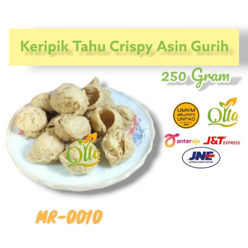 Jual Keripik Tahu Crispy Bulat Asin Renyah Gurih Original 250 Gram