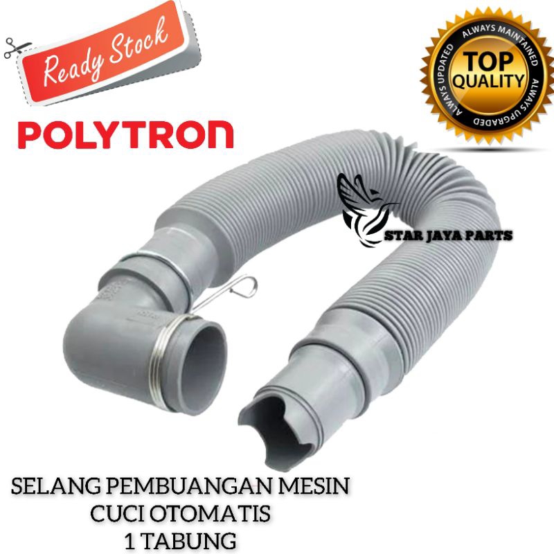 Jual Tebal Dan Fleksibel Drain Hose Selang Pembuangan Keluar Air Mesin Cuci Tabung Polytron