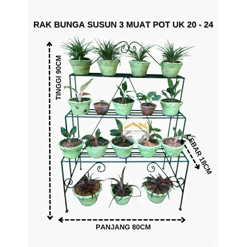 Jual Rak Pot Bunga Susun Besi Standing Pot Susun Rak Bunga Susun Rak Pot Shopee Indonesia