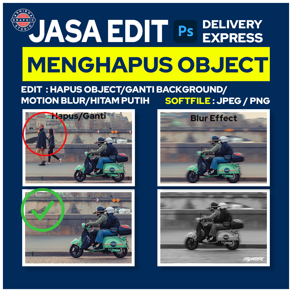 Jual Jasa Edit Hapus Object / Ganti Latar Belakang Profesional | Shopee ...