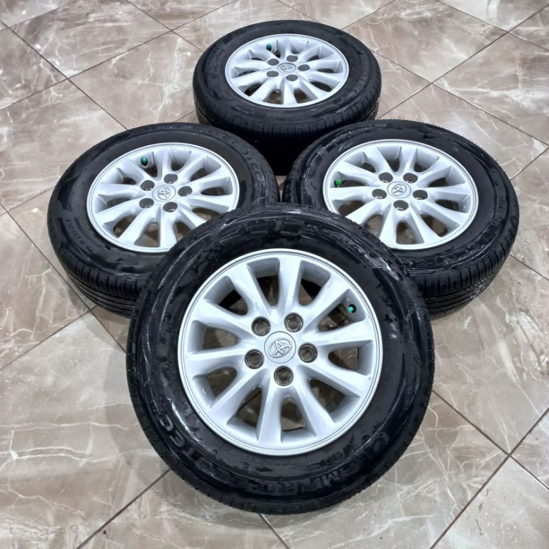Jual VELG MOBIL BEKAS OEM TOYOTA INNOVA TYPE LUXURY R15X6 H5X114'3 ...
