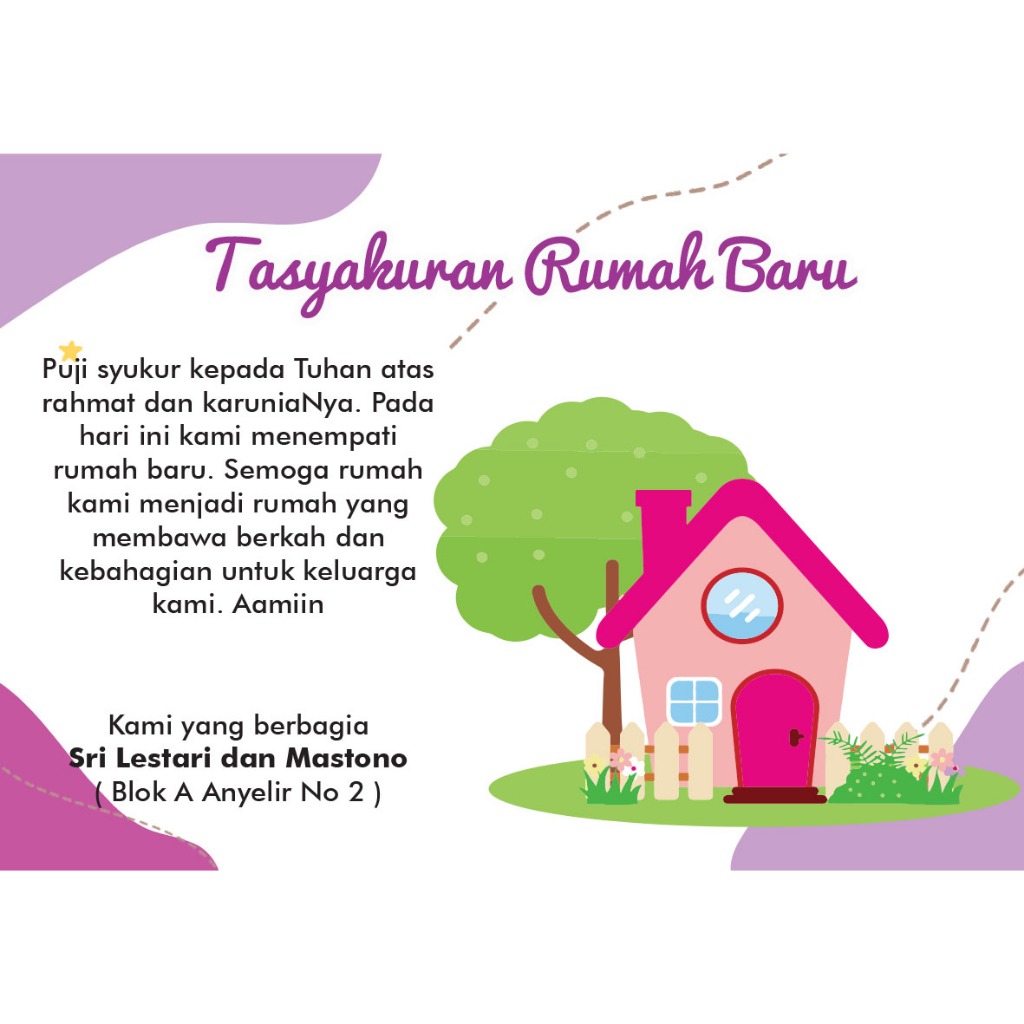 Jual STICKER TASYAKURAN RUMAH BARU | Shopee Indonesia