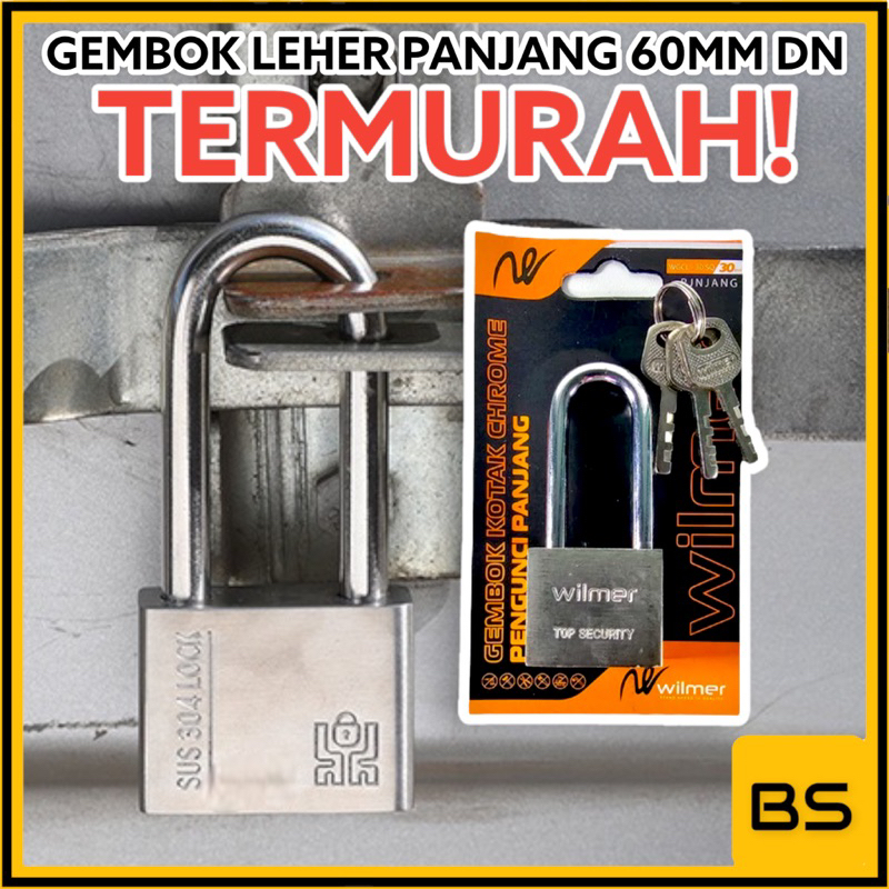 Jual Xp Tool Kunci Gembok Leher Panjang 60mm Putih Pintu Pagar Rumah