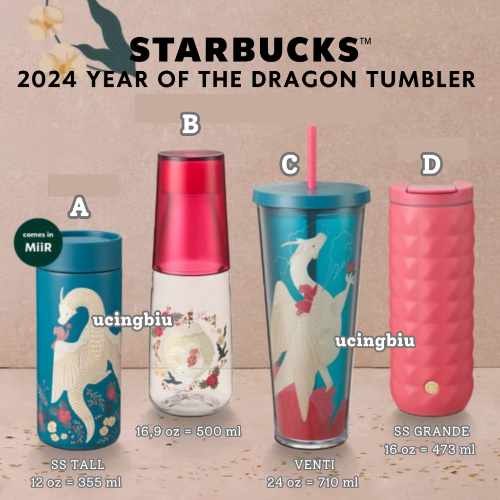 Jual STARBUCKS X MiiR 2024 Year Of The Dragon Chinese New Year (Tahun ...