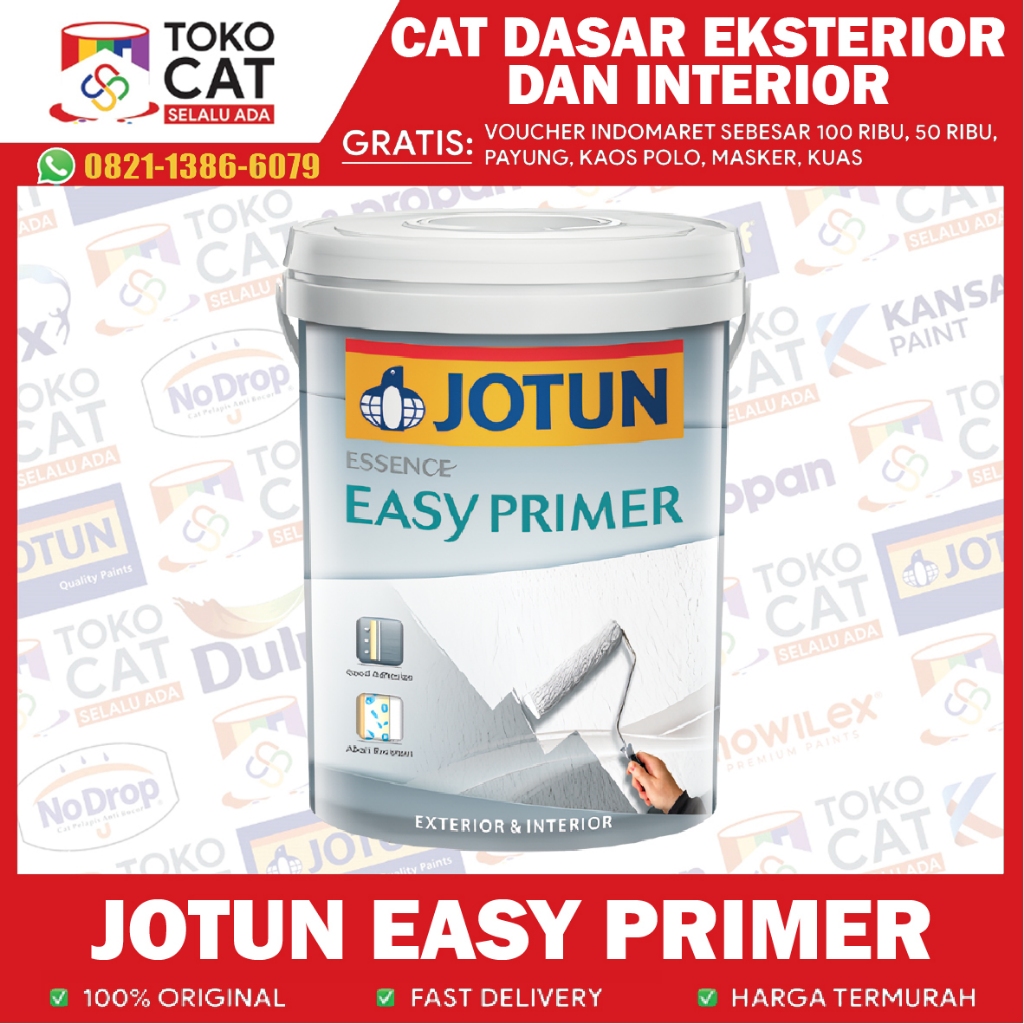 Jual Cat Dasar Exterior And Interior Jotun Easy Primer Putih 25 Kg Kemasan Pail Shopee Indonesia 5356