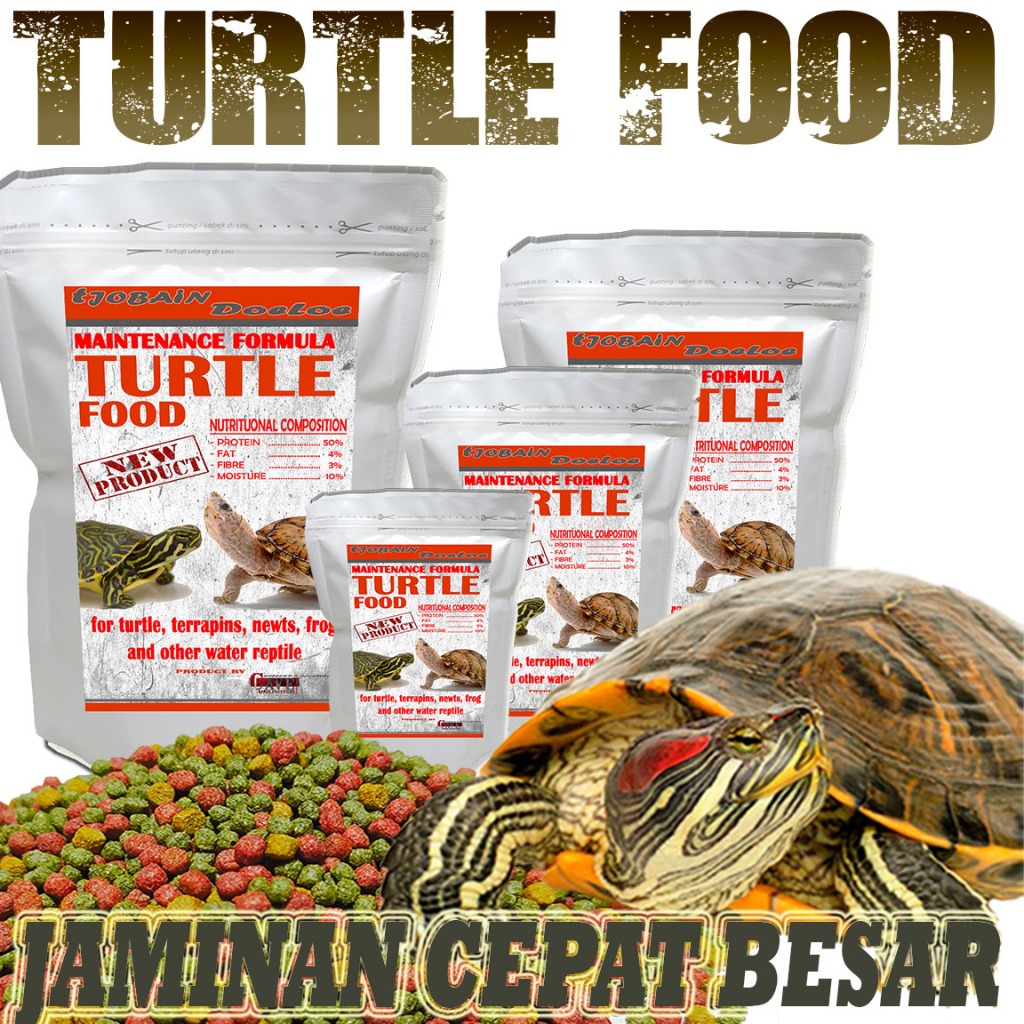 Jual TURTLE PELET FOOD MAKANAN KURA KURA AIR BRAZIL AMBON CST DAMER RES ...