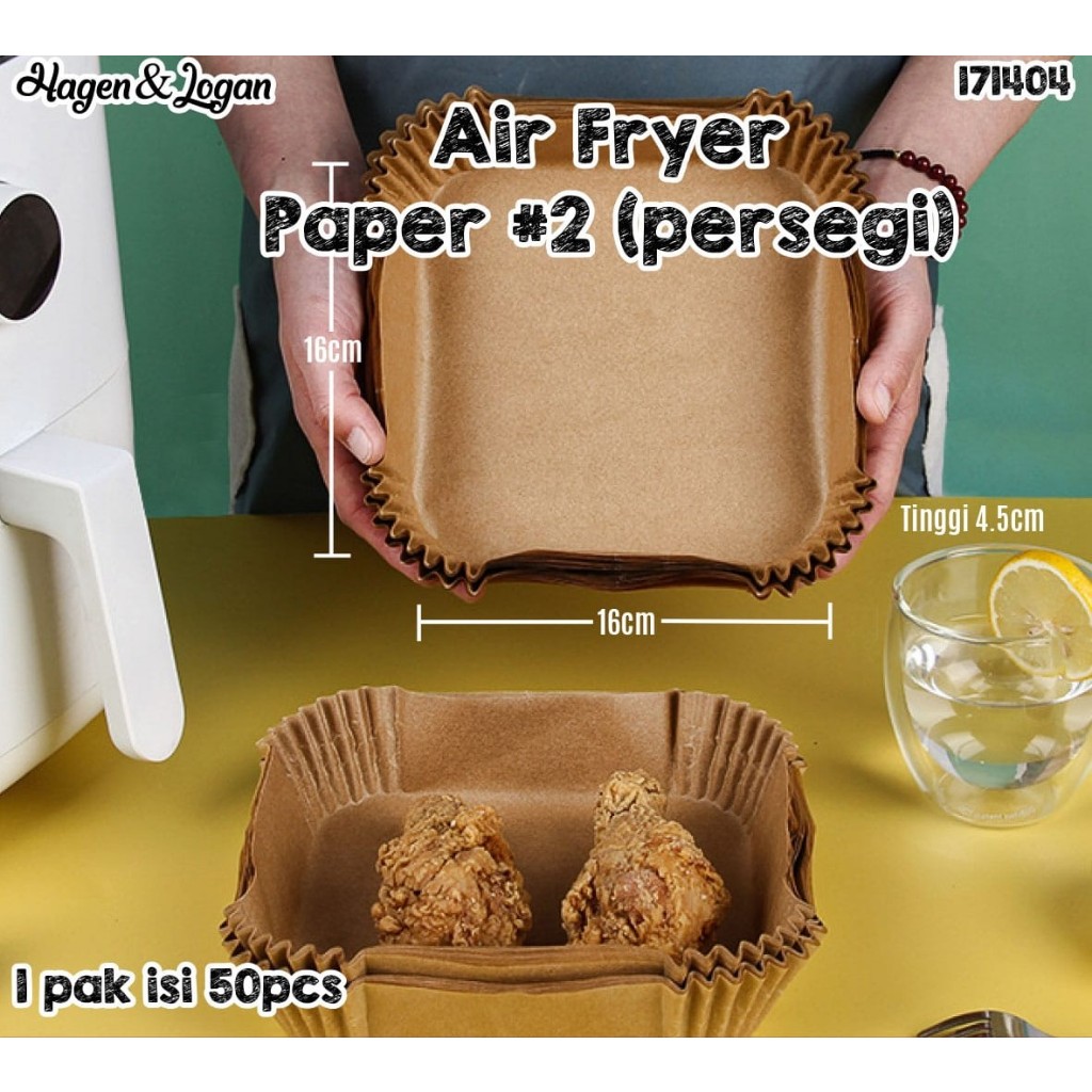 Jual Kertas Alas Airfryer Anti Lengket Tahan Minyak Air Fyer Paper