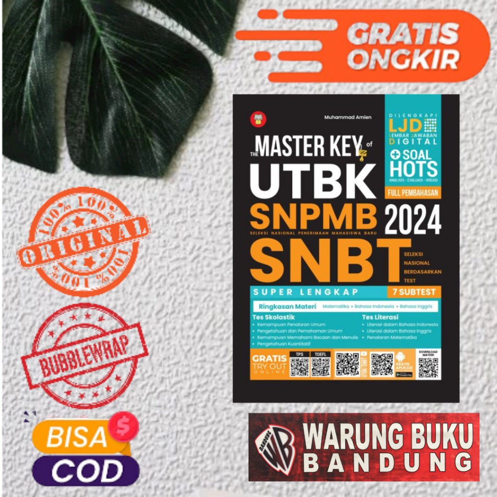 Jual BUKU THE MASTER KEY OF UTBK SNPMB SNBT 2024 SOAL DAN PEMBAHASAN ...