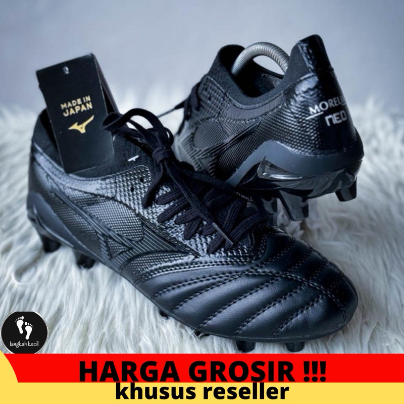 SEPATU BOLA MIZUNO MORELIA NEO BETA FULL BLACK FG