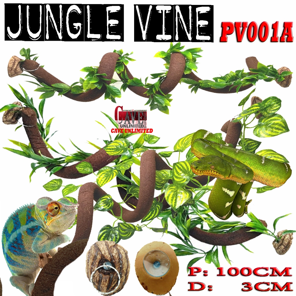 Jual PV001A JUNGLE VINE SINTETIS + TANAMAN RANGKAI + HANGING AKAR
