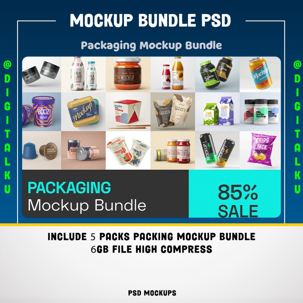 Jual Packaging Mockup Bundle | Shopee Indonesia