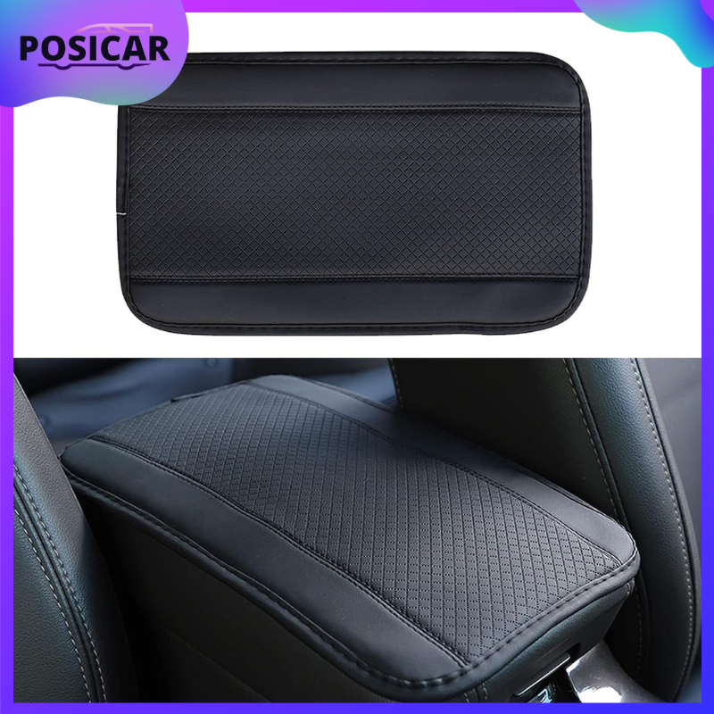 Jual POSICAR Car Arm Rest Pad Carbon Fiber Arm Rest Cushion Untuk ...