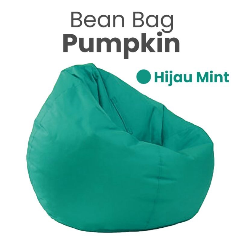 (Plus Isi) Bean Bag Pumpkin Waterproof Kursi Busa Size Medium Dewasa Bean  Bag Kursi Minimalis Siap Pakai