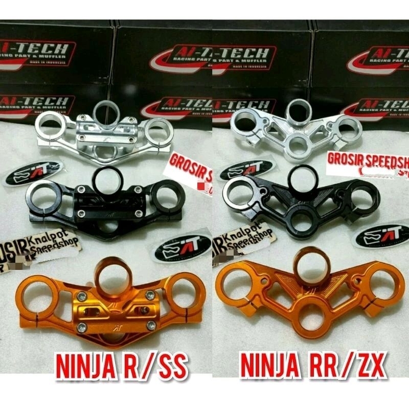 Jual Segitiga Atas triple Clamp Aitech ORIGINAL As 33 Warna PLUS Raiser ...