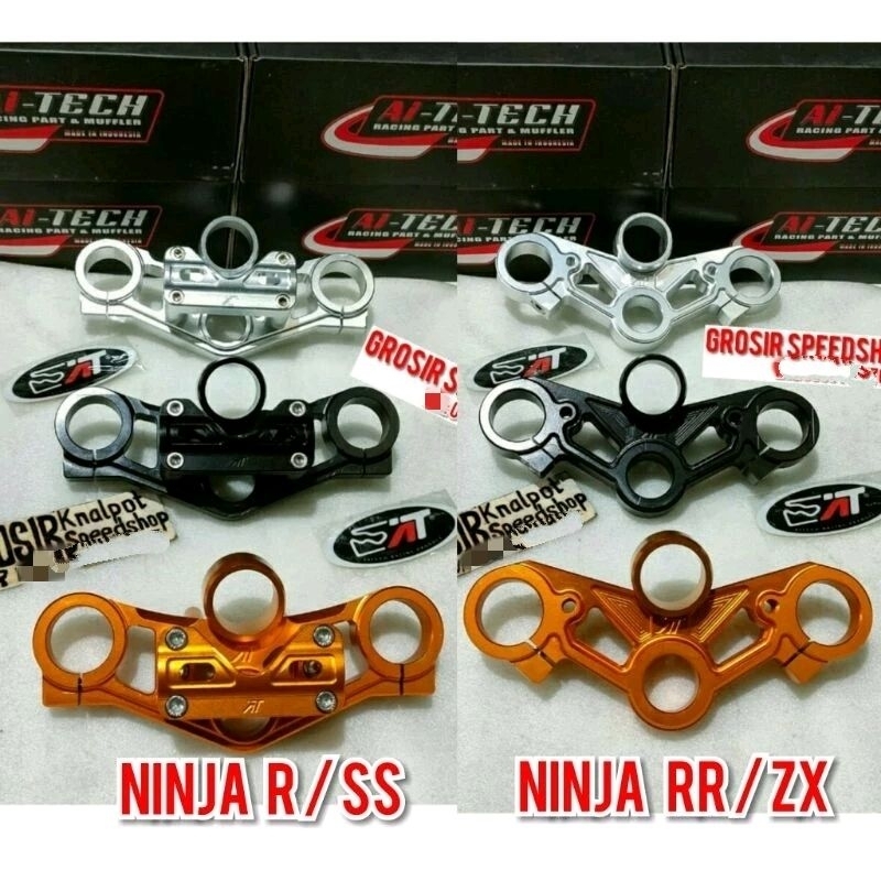 Jual Segitiga Atas Triple Clamp Aitech ORIGINAL As 33 Warna PLUS Raiser ...