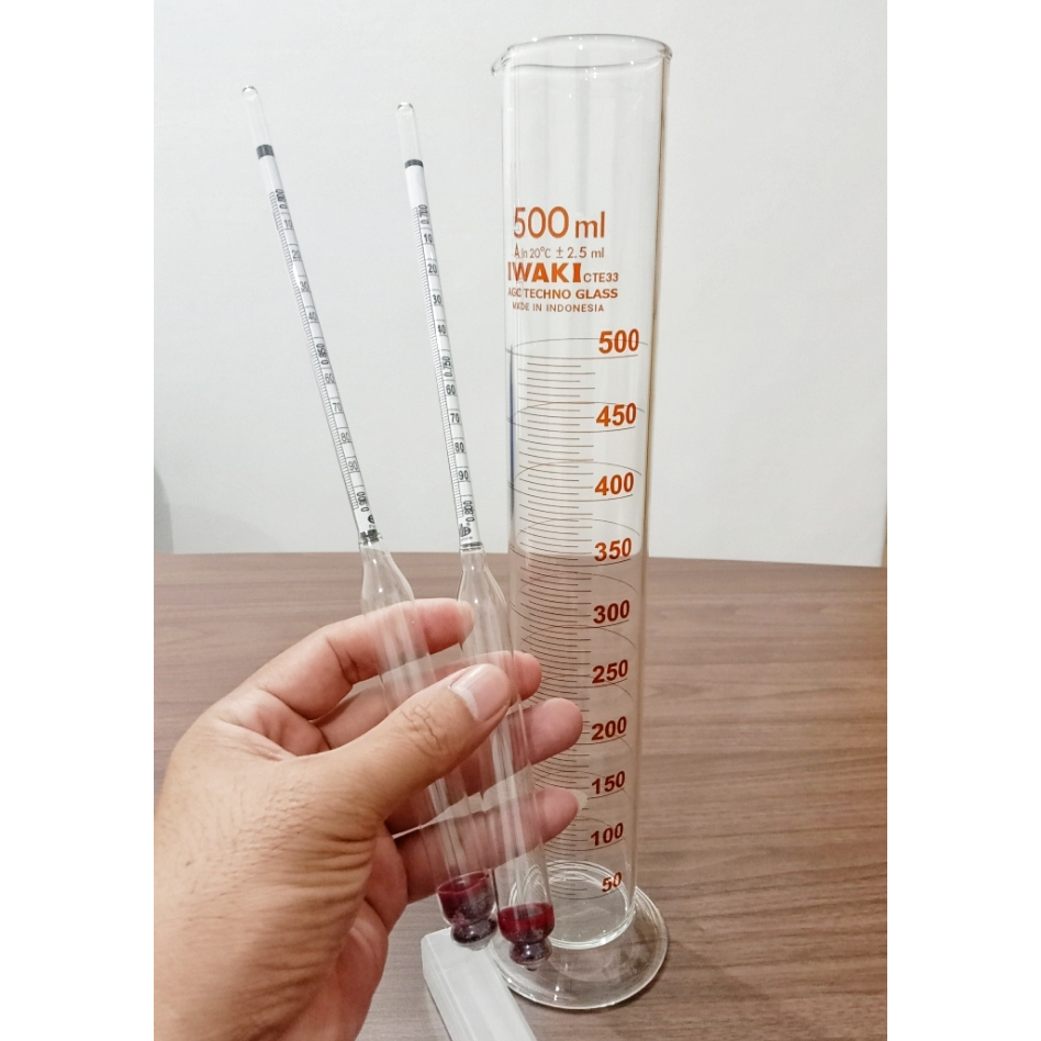 Jual Set Lengkap Test Density Bbm 3 Pcs Hydrometer Bensin Hydrometer Solar Alla France Dan 0083