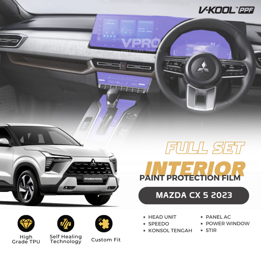 Jual VKOOL PPF Interior Protector Mitsubishi Xforce - Full Set | Shopee ...
