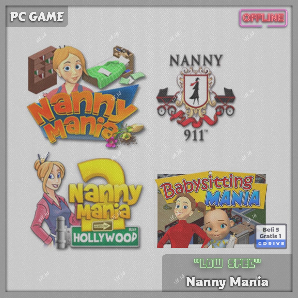 Jual Koleksi Nanny Mania Lengkap Nanny Mania Nanny Mania
