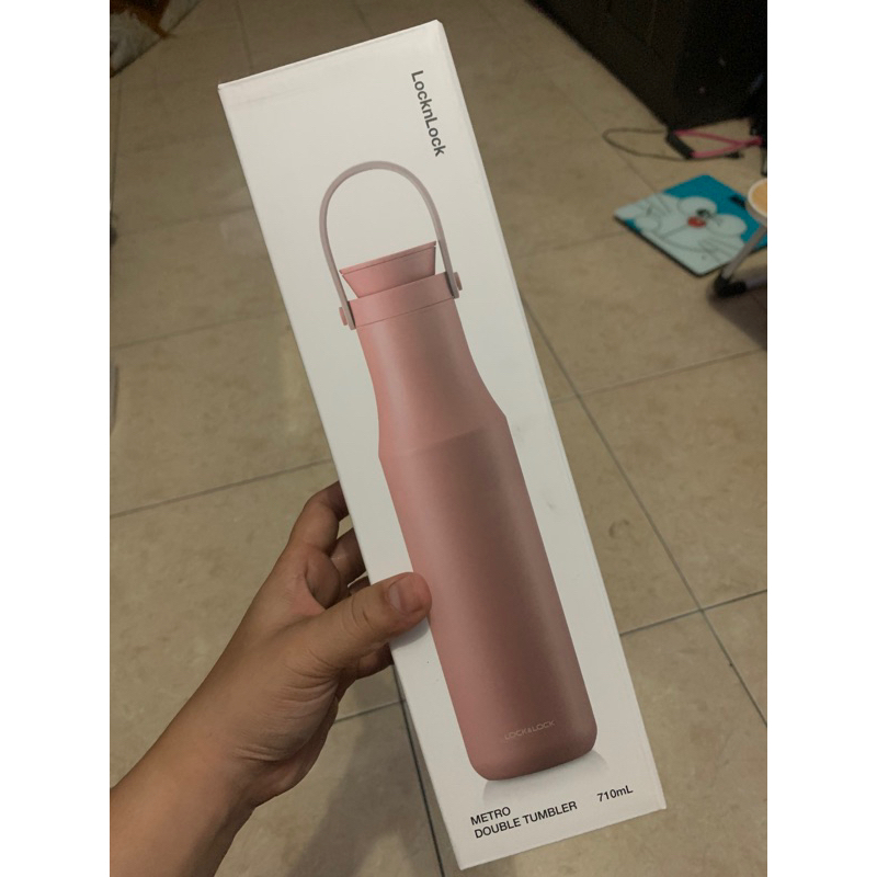 Jual Ready New Locknlock Tumbler Metro Double Pink 710ml Shopee Indonesia 0023