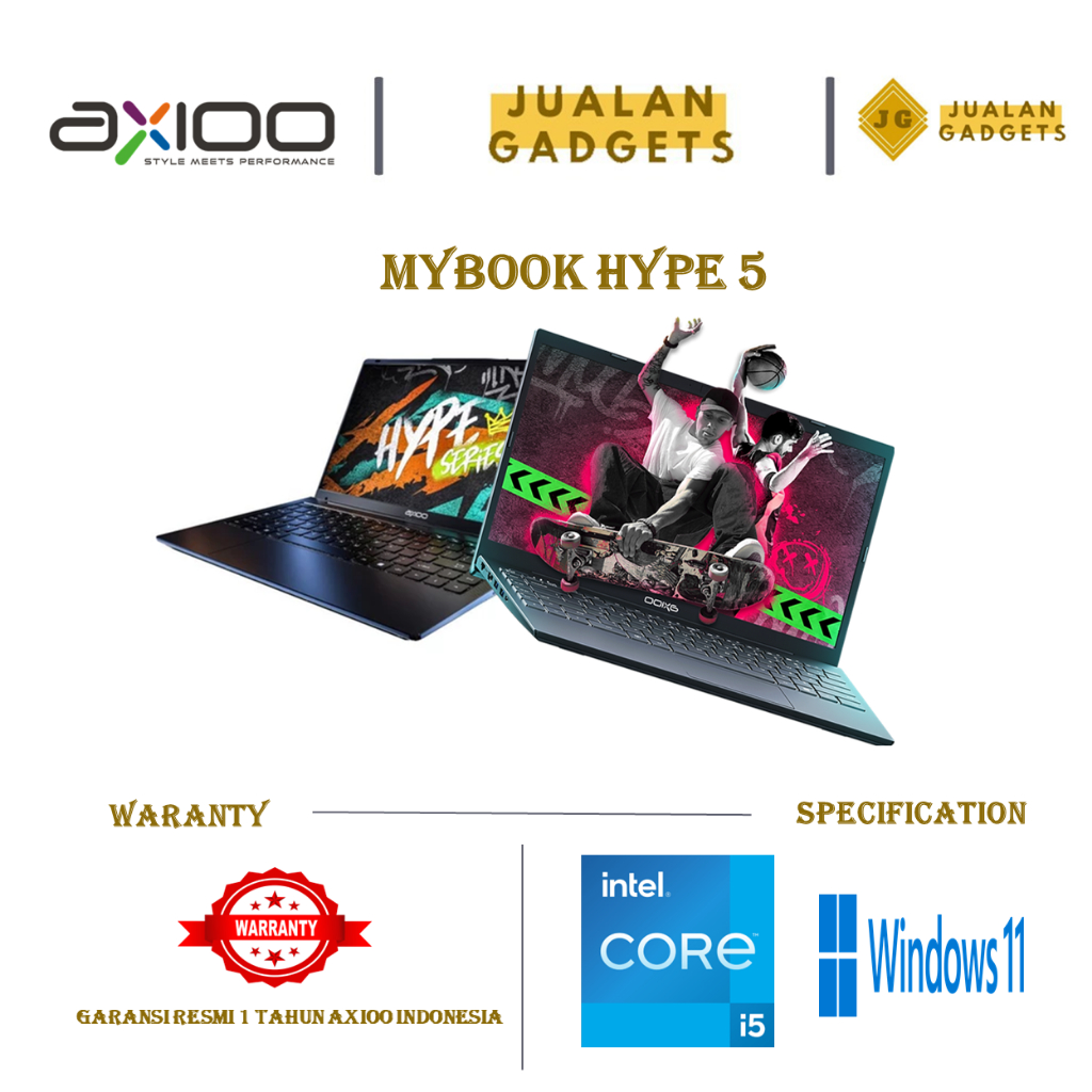 Jual Laptop Axioo Mybook Hype Core I G Ram Gb Gb