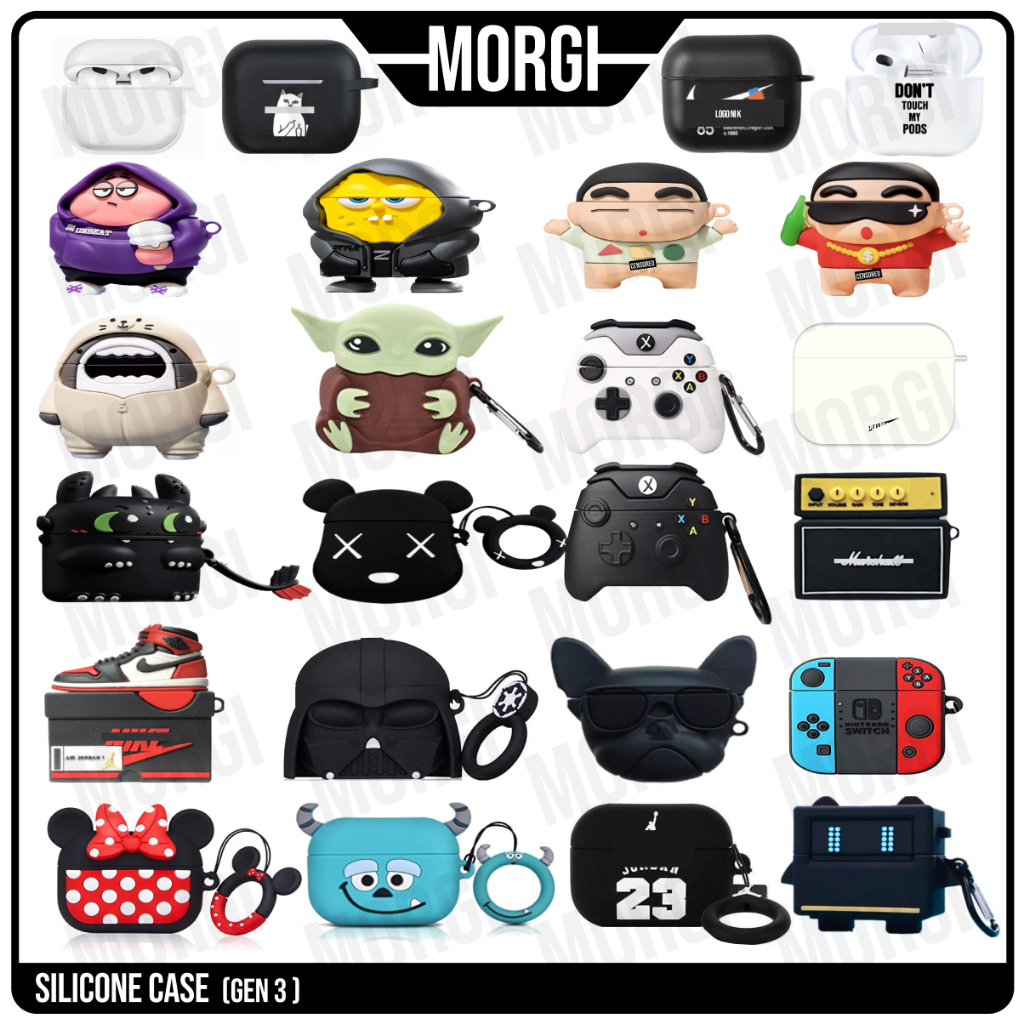 Jual Case Airpods 3 2021 Premium Lucu Toothless Hitam Gen Karakter ...