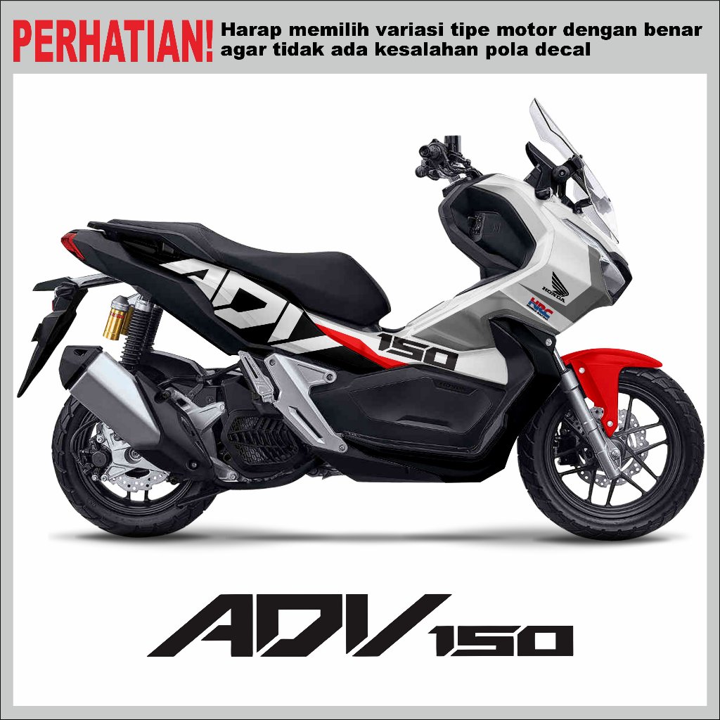 Jual decal honda ADV 160 ADV 150 full body custom sticker free design ...