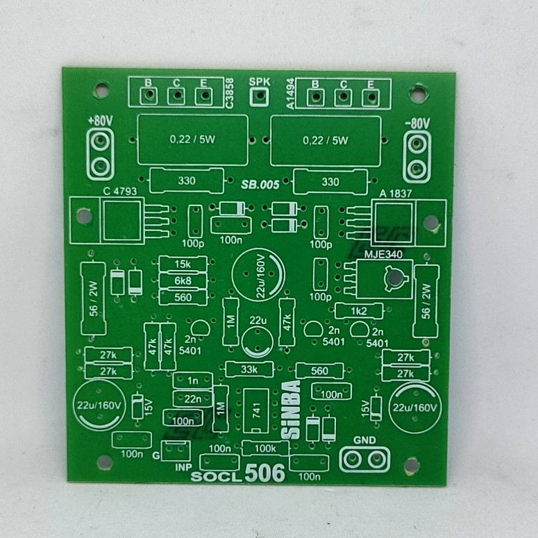 Jual PCB Power Amplifier SOCL 506 Mono High Quality | Shopee Indonesia