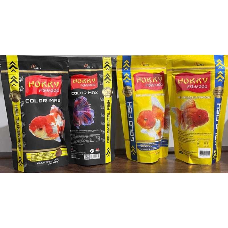 Jual HOKKY COLOUR MAX fish food 100gr makanan/pakan japfa ikan koi koki ...