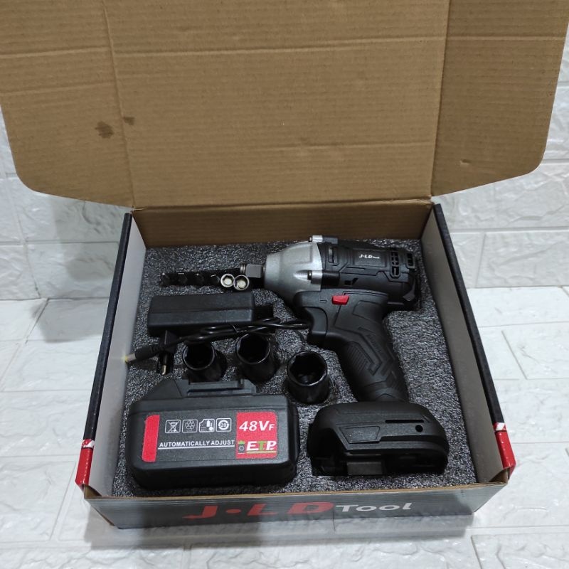 Jual Jld 48s Mesin Impact Wrench 48v Cordless Impact Wrench 48volt Shopee Indonesia 7851