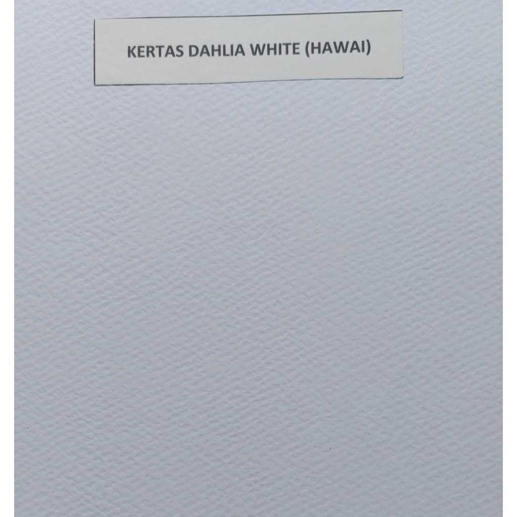 Jual Kertas Hawai Kertas Dahlia White 200gsm A4 F4 50 Lembar | Shopee ...