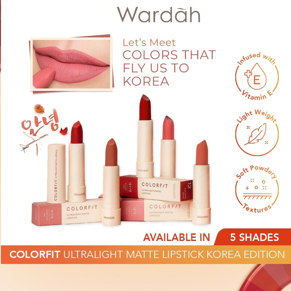 Jual Wardah Colorfit Ultralight Matte Lipstick - Wardah Korean Matte ...