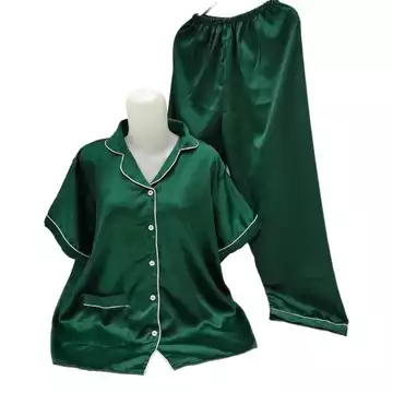 Setelan Baju Tidur Wanita Dewasa CP Jumbo Satin Velvet Ld120