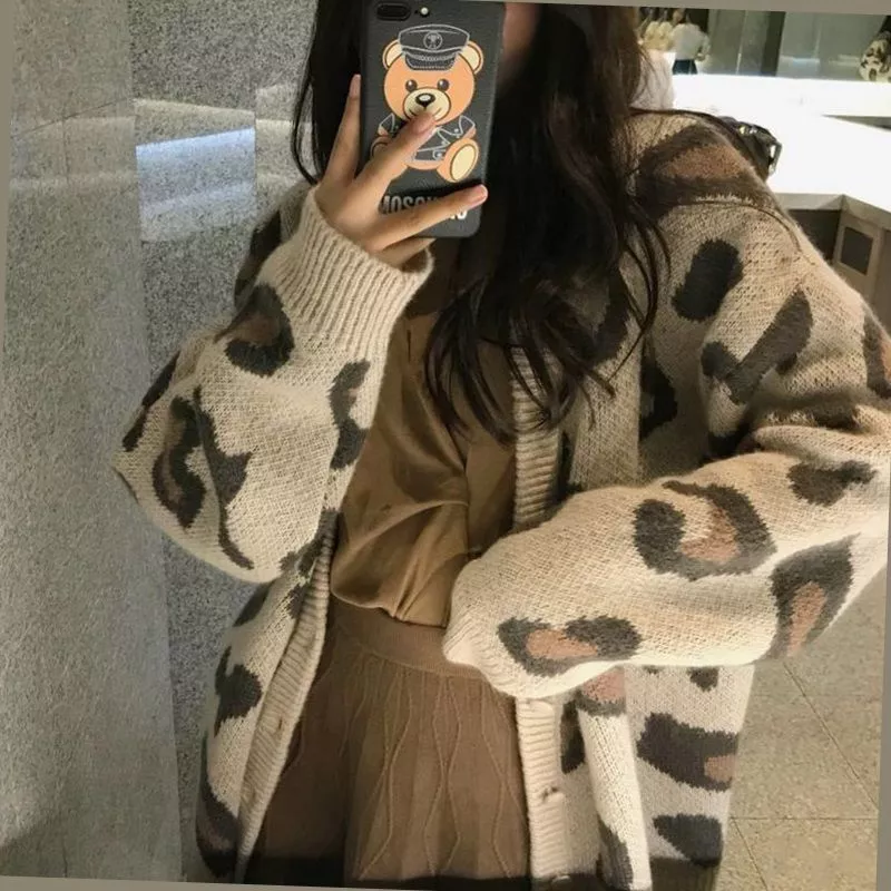 TIGER CARDI KOREAN CARDIGAN SWEATHER KOREA SWEATER WANITA BAHAN RAJUT PREMIUM - foto 1