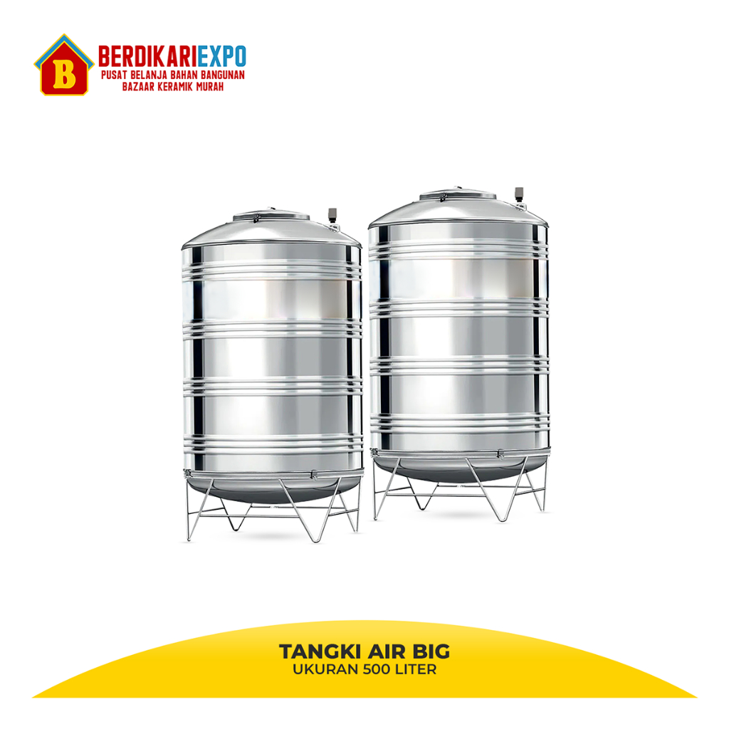 Jual Tangki Air Big Stainless 500l Shopee Indonesia 4312