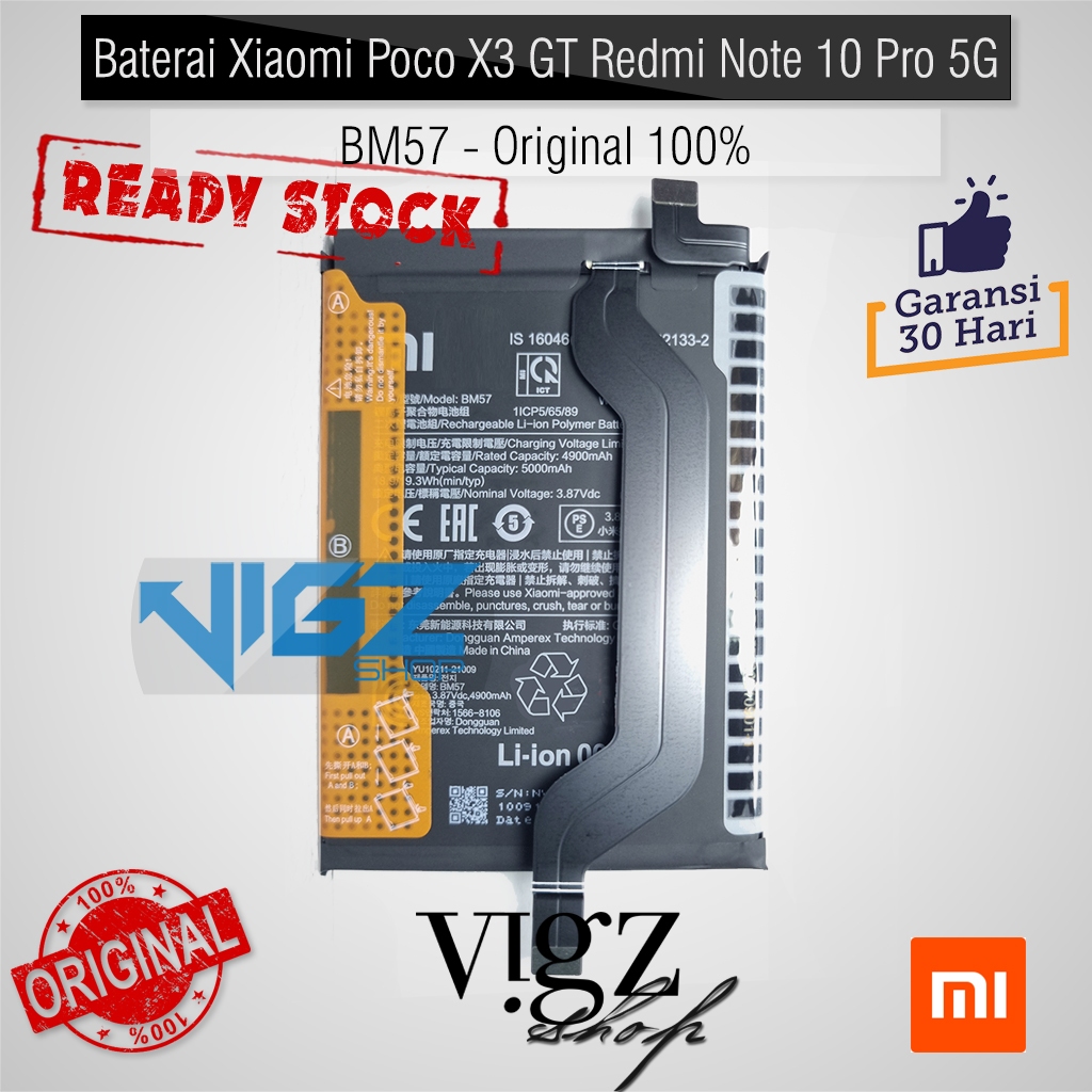 Jual Baterai Xiaomi Poco X Gt Redmi Note Pro G Bm Original Shopee Indonesia