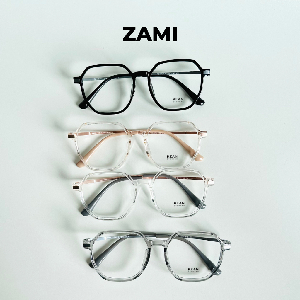 Jual ZAMI - FRAME KACAMATA GEOMETRIC KOTAK | Shopee Indonesia