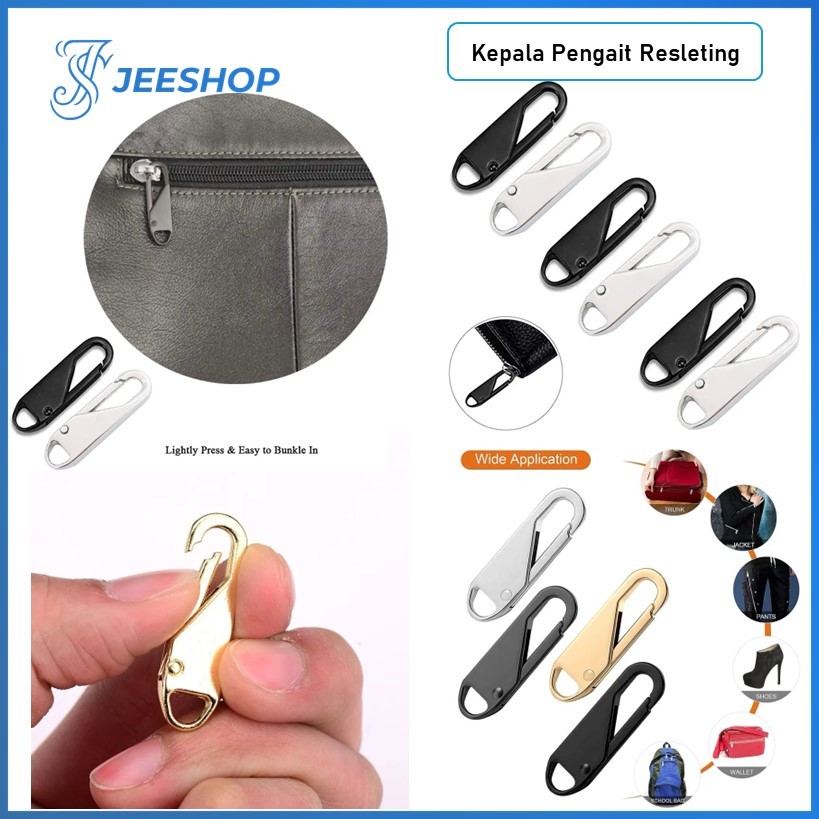 Jual Pengait Resleting Universal Alat Kepala Penarik Resleting Zipper ...