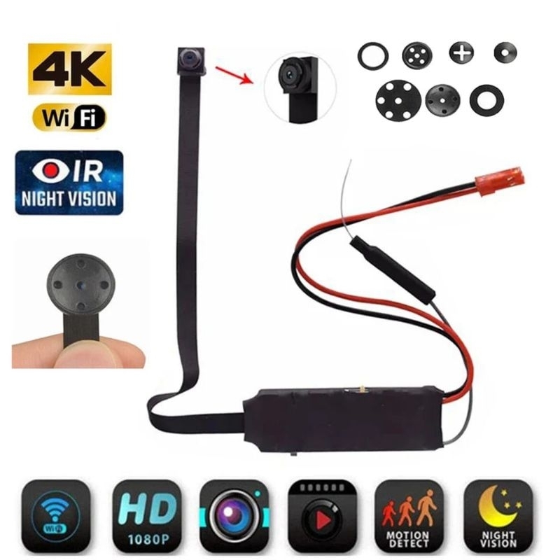 Jual Mini Spy Camera Wireless 1080p 4k Full Hd P2p Original Spy Cam