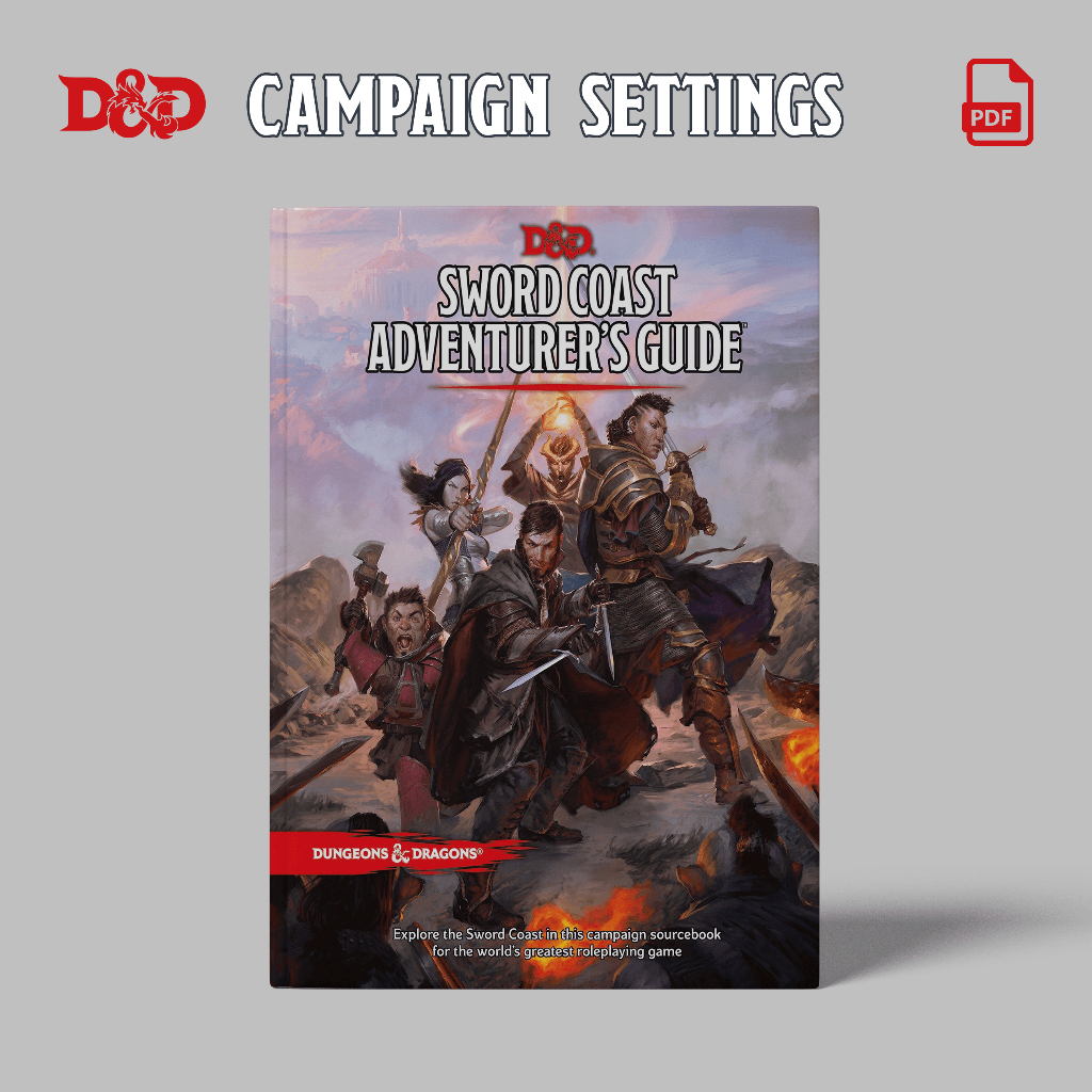 Jual Campaign Setting Sword Coast Adventurers Guide Dungeons And Dragons Dandd Dnd E 