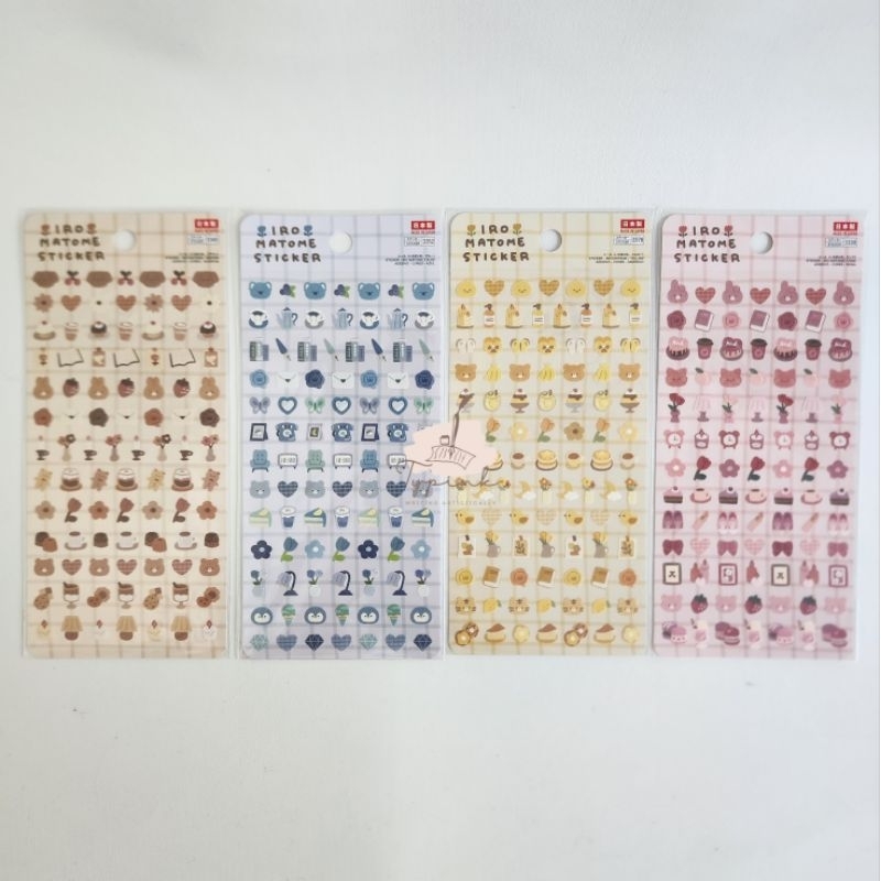 Jual IRO MATOME STICKERS PC PHOTOCARD STIKER DECOR JOURNAL MADE IN ...