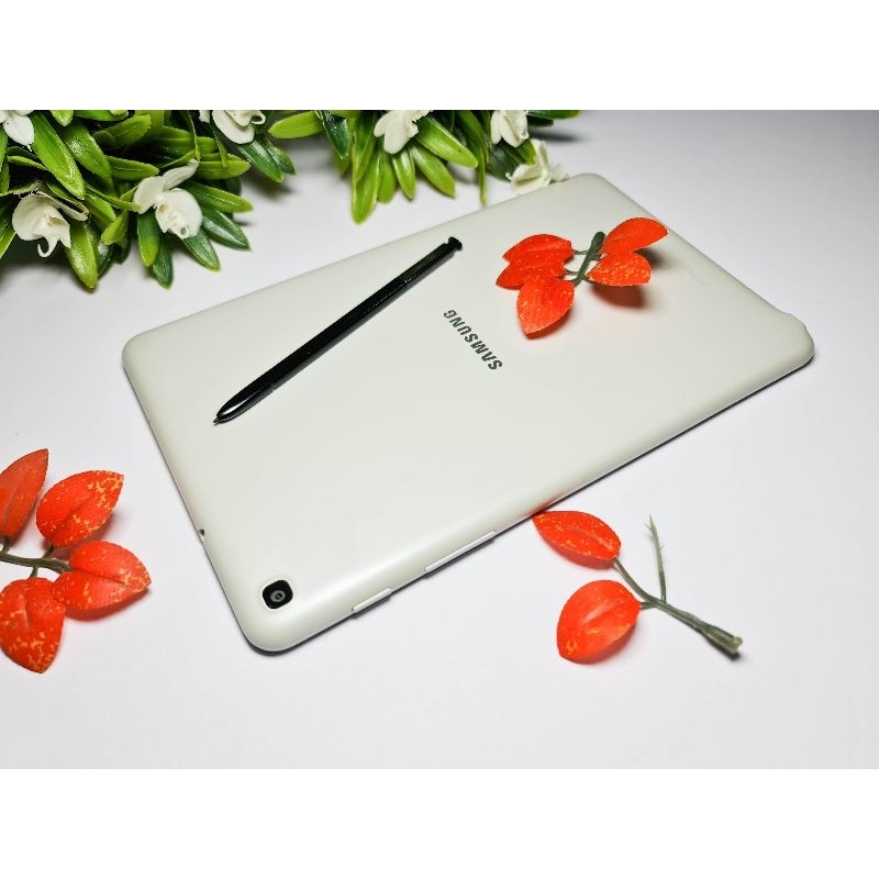 Jual Samsung Tab A8 S Pen White, Resmi Sein, Fullset Ori Lengkap, Mulus