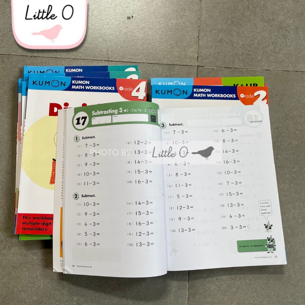 Jual Kumon Math Workbook Buku Latihan Matematika Anak SD Grade 1 2 3 4 ...