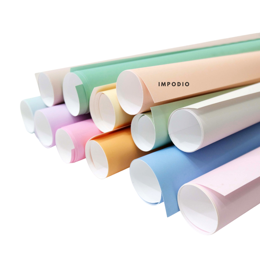 Jual Chinese IMPODIO Background Paper / kertas warna polos 50x100cm ...