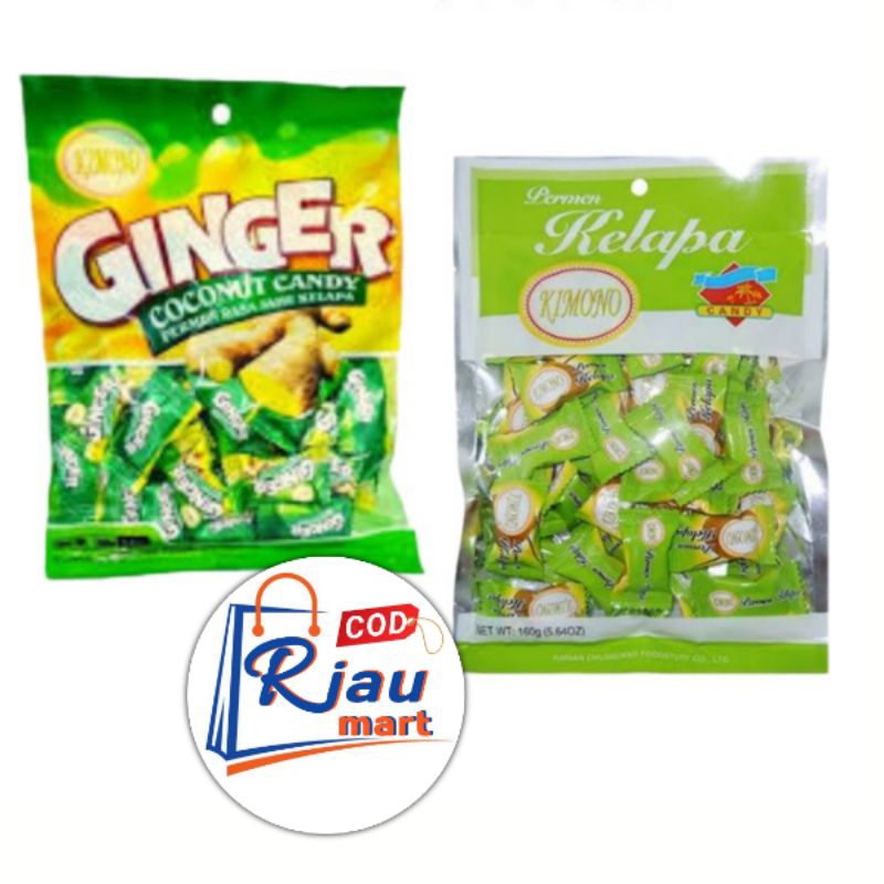 Jual KIMONO GINGER Permen Rasa Jahe dan Kelapa | Shopee Indonesia